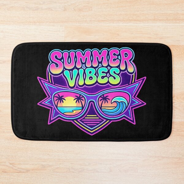 Item preview, Summer Vibes Neon Sunglasses Retro Beach Sunset Wave Aesthetic Design designed and sold by MartBook.