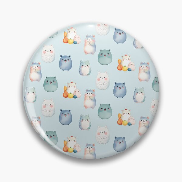 Item preview, Watercolor kitten clipart, kawaii children's print designed and sold by Cyber Kids.