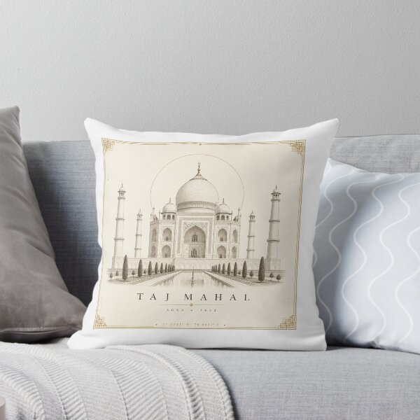 Item preview, Taj Mahal Luxury Architectural Heritage Art Print designed and sold by Shabrinox.