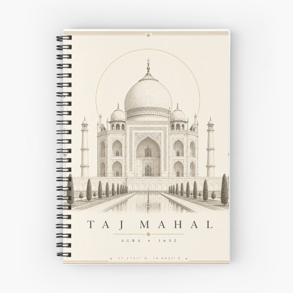 Item preview, Taj Mahal Luxury Architectural Heritage Art Print designed and sold by Shabrinox.