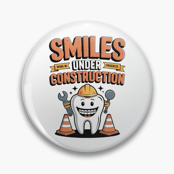 Item preview, SMILES UNDER CONSTRUCTION – WORK IN PROGRESS designed and sold by jkrphoto.