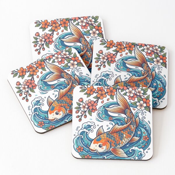 Item preview, Sakura and Flowing Water Japanese Design designed and sold by PixelStyle Studio.