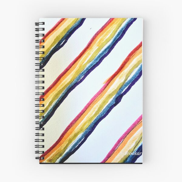 Item preview,  Darker Rainbow Stripes with White Background  designed and sold by DancingCreek.