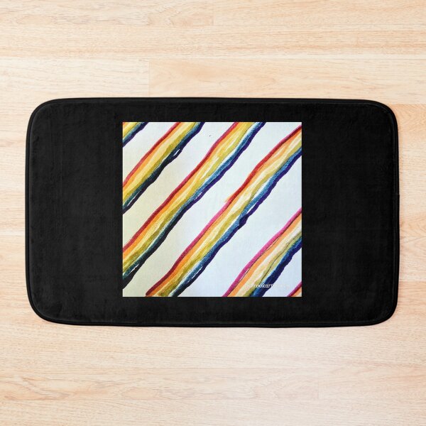 Item preview,  Darker Rainbow Stripes with White Background  designed and sold by DancingCreek.