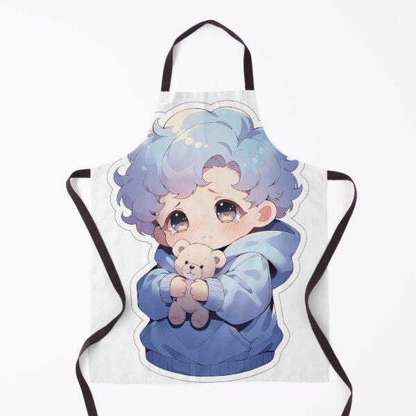 Item preview, Sad Anime Baby Boy Sticker designed and sold by inkfusionhub99.
