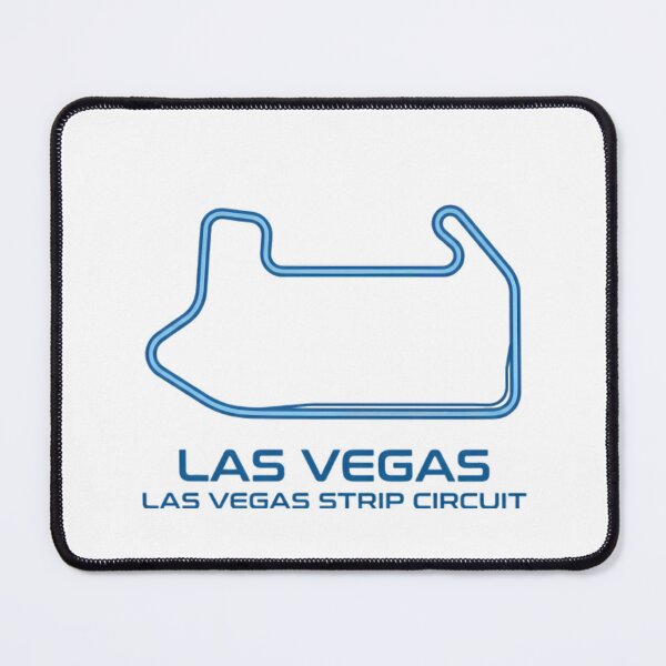 Item preview, Las Vegas Strip Circuit Track Layout – Minimalist Racing Circuit Art designed and sold by mentosdesigner.