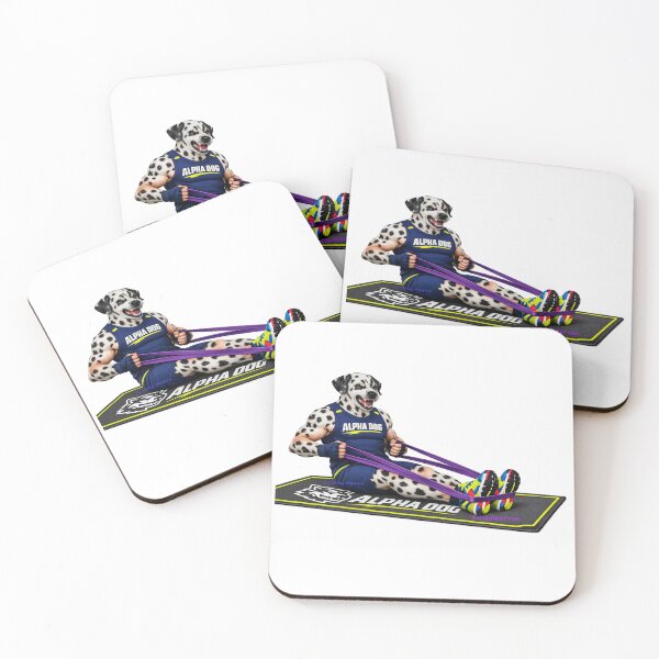 Item preview, Dalmatian Alpha Dog at the Gym designed and sold by TattedWolf.