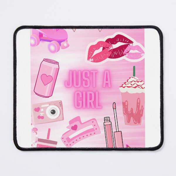 Item preview, Just A Girl (pink) designed and sold by 8IsEnuff4Us.
