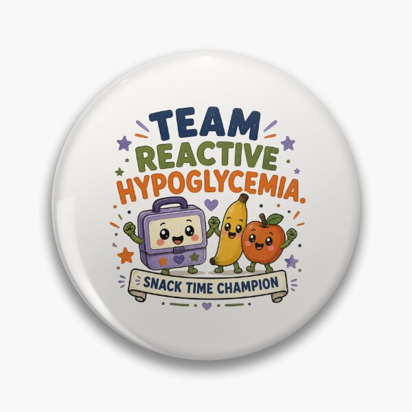 Item preview, Team Reactive Hypoglycemia Funny Snack Champion Design designed and sold by BlackSector77.