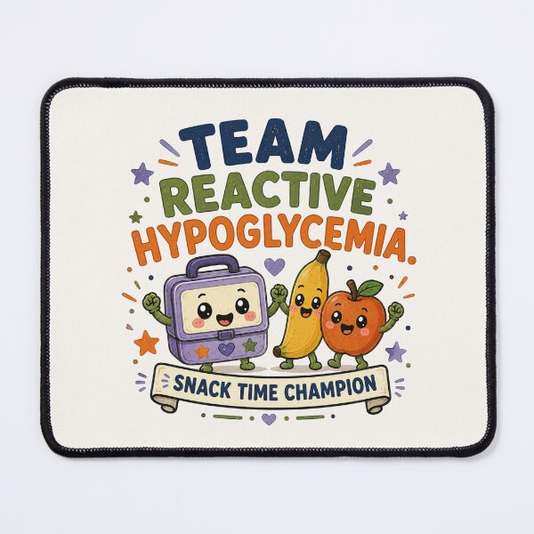 Item preview, Team Reactive Hypoglycemia Funny Snack Champion Design designed and sold by BlackSector77.
