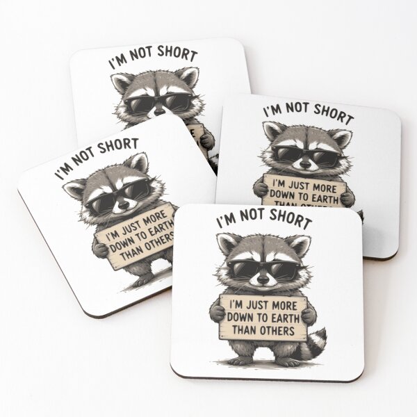 Item preview, Down to Earth Raccoon Humour designed and sold by NeuroJoyStudio.
