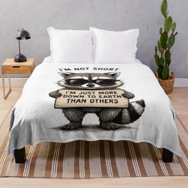 Item preview, Down to Earth Raccoon Humour designed and sold by NeuroJoyStudio.