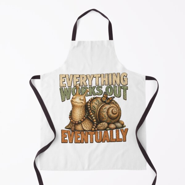 Item preview, Everything Works Out Eventually Snail designed and sold by HippyRikky.