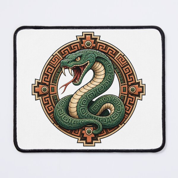 Item preview, Green Serpent Medallion – Ancient Serpent Emblem Design designed and sold by FusiTink.