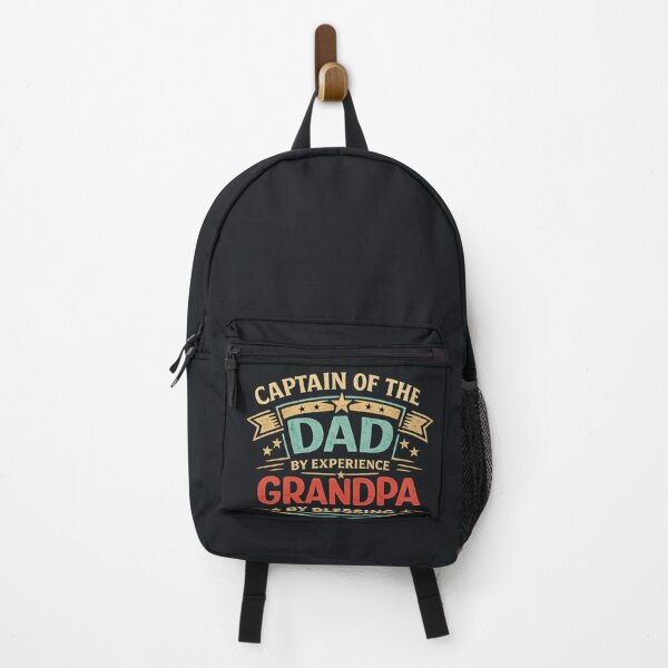 Item preview, Captain Of The Family Team Dad By Experience Grandpa By Blessing Vintage Retro Father's Day T-Shirt designed and sold by Minimal Aura.