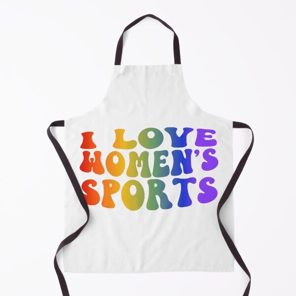 Item preview, I Love Women's Sports Groovy Rainbow designed and sold by coffeepolicy.