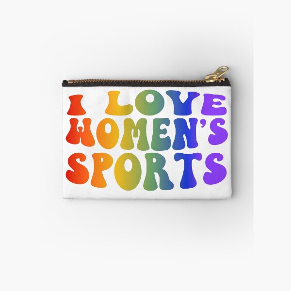 Item preview, I Love Women's Sports Groovy Rainbow designed and sold by coffeepolicy.