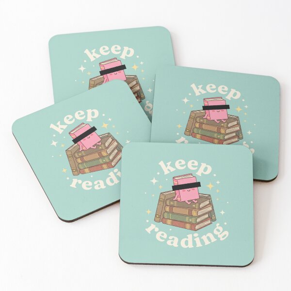 Item preview, Retro Flat Cute Censored Books Keep Reading designed and sold by DuckOddity.