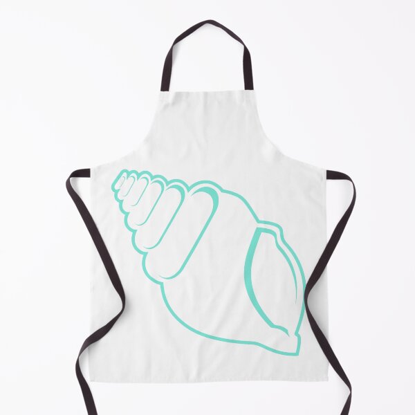 Item preview, Teal Conch Shell Outline designed and sold by Risa-C.