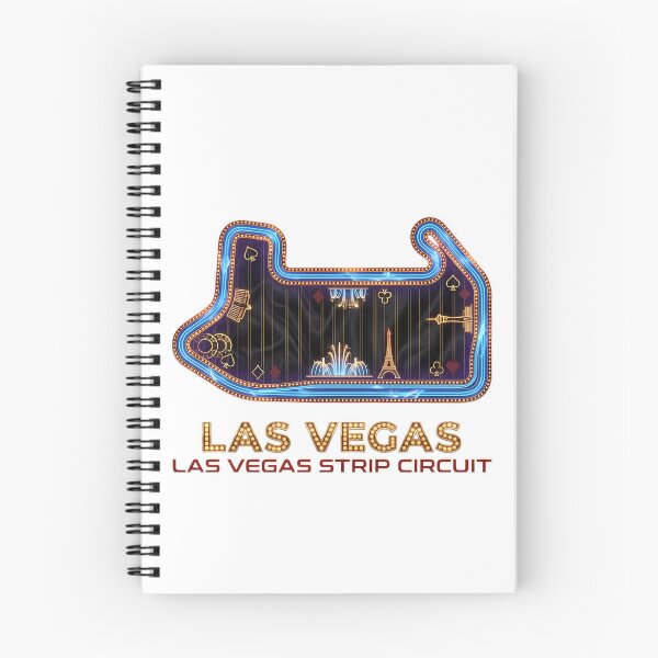 Item preview, Las Vegas Strip Circuit Track Layout – Minimalist Racing Circuit Art designed and sold by mentosdesigner.