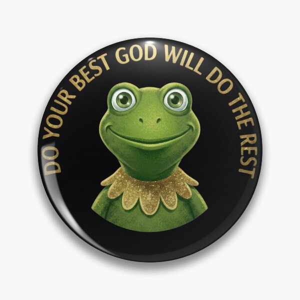 Item preview, Do Your Best God Will Do The Rest Frog Inspirational Christian Quote Shirt | Faith Motivation Mental Wellness Gift designed and sold by Basma Designs | Funny Shirts, Stickers & Mugs.
