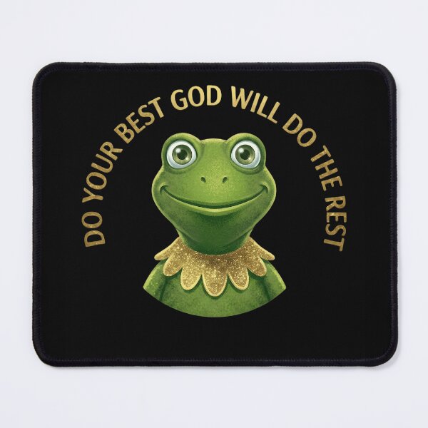 Item preview, Do Your Best God Will Do The Rest Frog Inspirational Christian Quote Shirt | Faith Motivation Mental Wellness Gift designed and sold by Basma Designs | Funny Shirts, Stickers & Mugs.