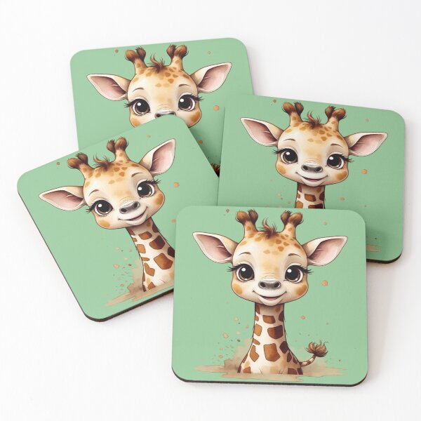 Item preview, Cute little giraffe in sepia. Minimalistic baby giraffe. designed and sold by NewtBoo.