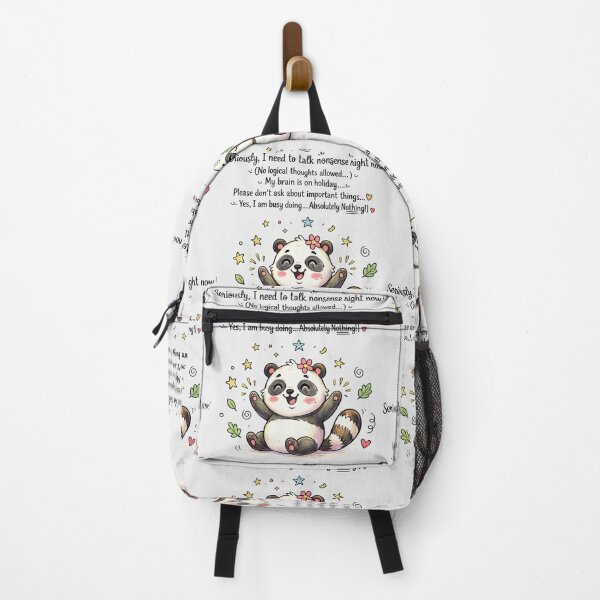 Item preview, Cute Panda Quote PNG | Seriously I Need to Talk Nonsense Right Now | Funny Kawaii Panda Sublimation Design | Transparent PNG designed and sold by arifali786.