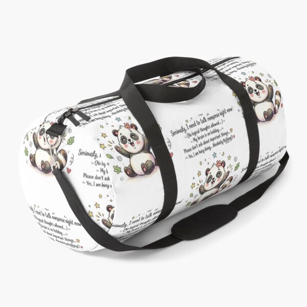 Item preview, Cute Panda Quote PNG | Seriously I Need to Talk Nonsense Right Now | Funny Kawaii Panda Sublimation Design | Transparent PNG designed and sold by arifali786.