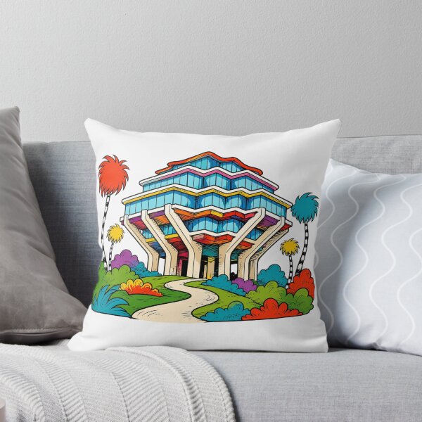 Item preview, Geisel Library Dr.Seuss Style designed and sold by Tatiana Podhajny.