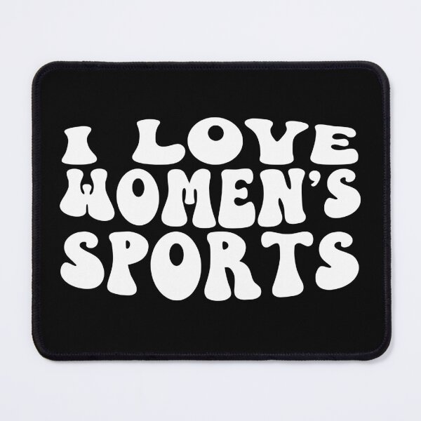 Item preview, I Love Women's Sports Groovy designed and sold by coffeepolicy.