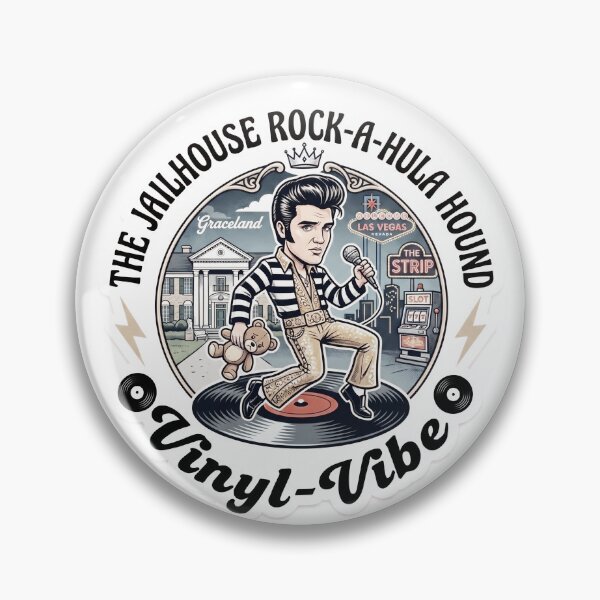 Item preview, The King of Rock-A-Hula Vibe designed and sold by Vinyl-Vibe.