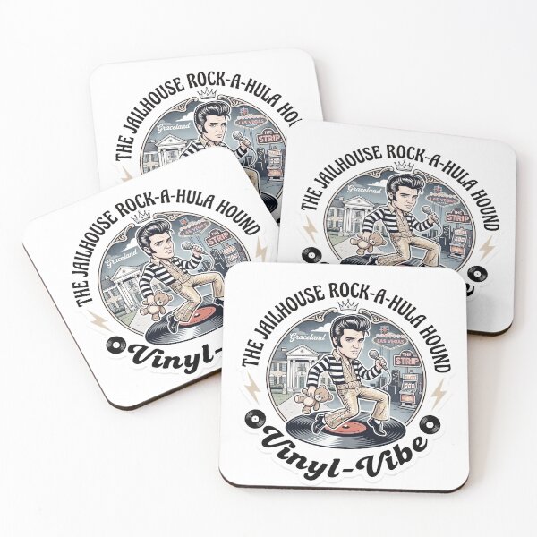 Item preview, The King of Rock-A-Hula Vibe designed and sold by Vinyl-Vibe.