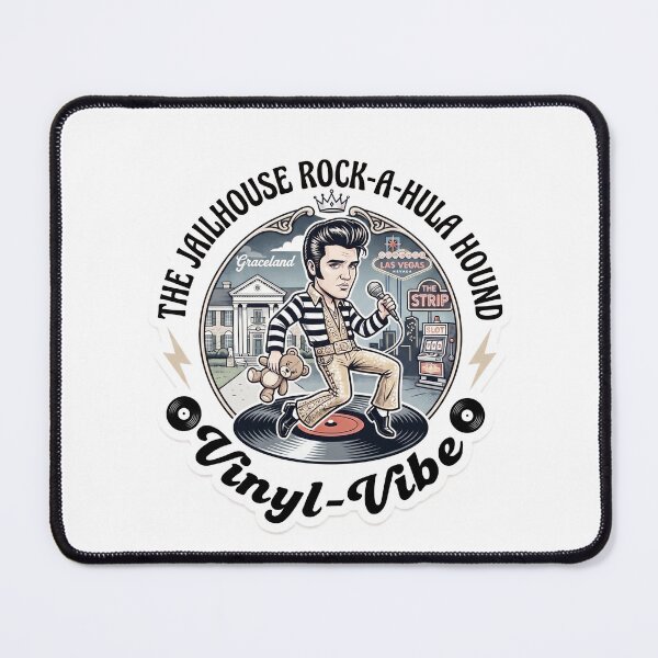 Item preview, The King of Rock-A-Hula Vibe designed and sold by Vinyl-Vibe.