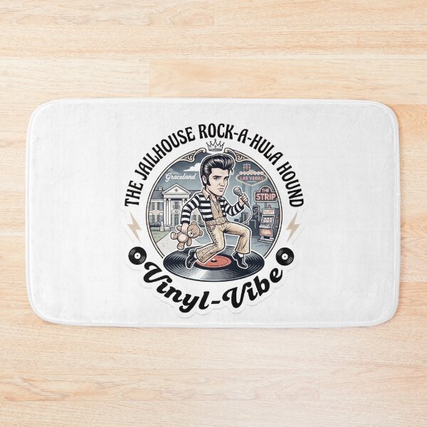 Item preview, The King of Rock-A-Hula Vibe designed and sold by Vinyl-Vibe.