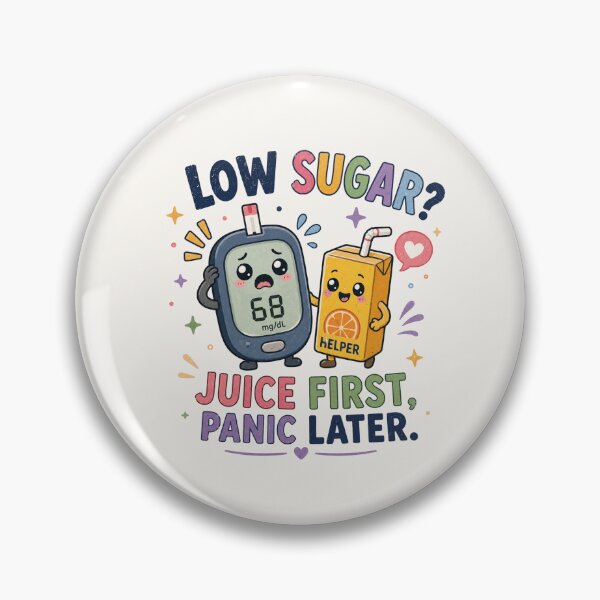 Item preview, Juice First Panic Later Funny Low Blood Sugar Design designed and sold by BlackSector77.