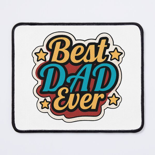 Item preview, Best Dad Ever with Red/Yellow/Blue Stars designed and sold by jeweleddesigns.