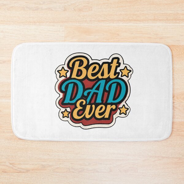 Item preview, Best Dad Ever with Red/Yellow/Blue Stars designed and sold by jeweleddesigns.