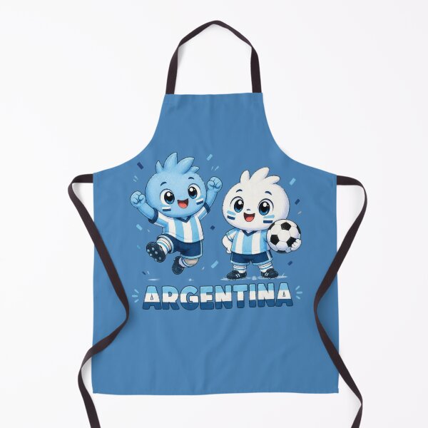 Item preview, Cute Argentina football mascot designed and sold by World-of-Magic.