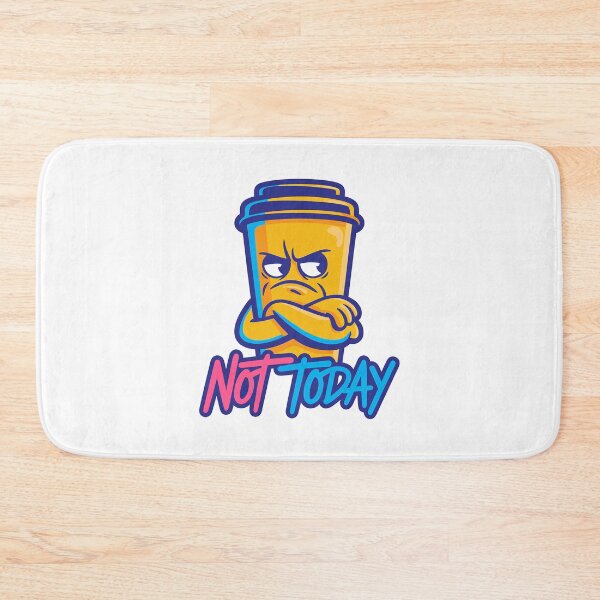 Item preview, Not Today Coffee Cup – Funny Grumpy Coffee Lover Design designed and sold by Cool-cat-art.