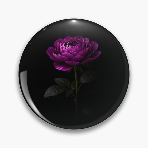Item preview, Deep Purple Peony Flower Dark Botanical Art designed and sold by bellaever.