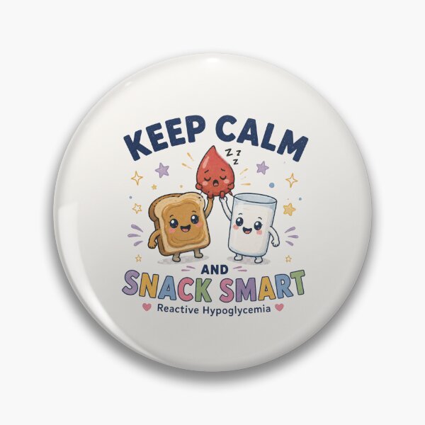 Item preview, Keep Calm and Snack Smart Funny Hypoglycemia Design designed and sold by BlackSector77.