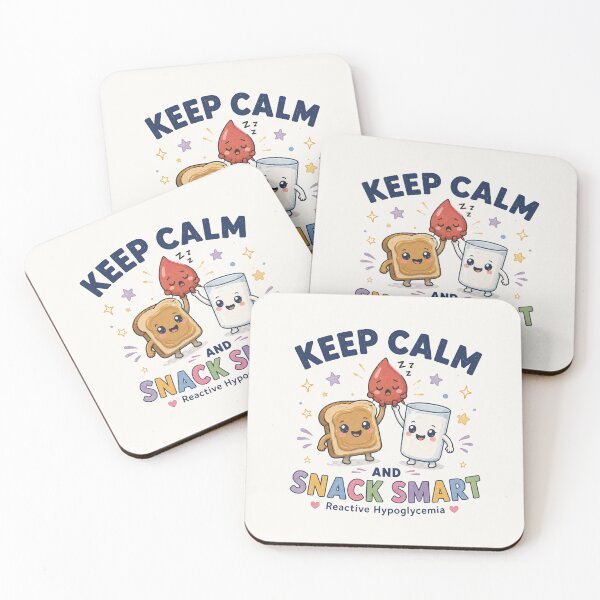 Item preview, Keep Calm and Snack Smart Funny Hypoglycemia Design designed and sold by BlackSector77.