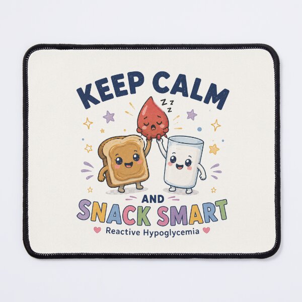 Item preview, Keep Calm and Snack Smart Funny Hypoglycemia Design designed and sold by BlackSector77.