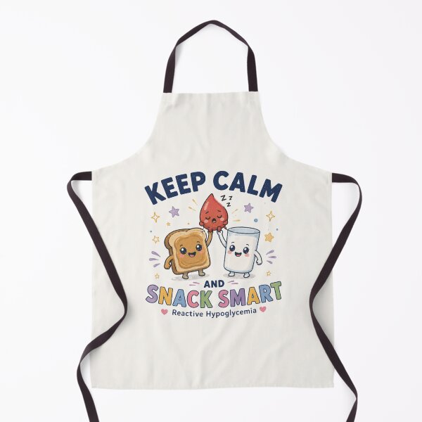 Item preview, Keep Calm and Snack Smart Funny Hypoglycemia Design designed and sold by BlackSector77.