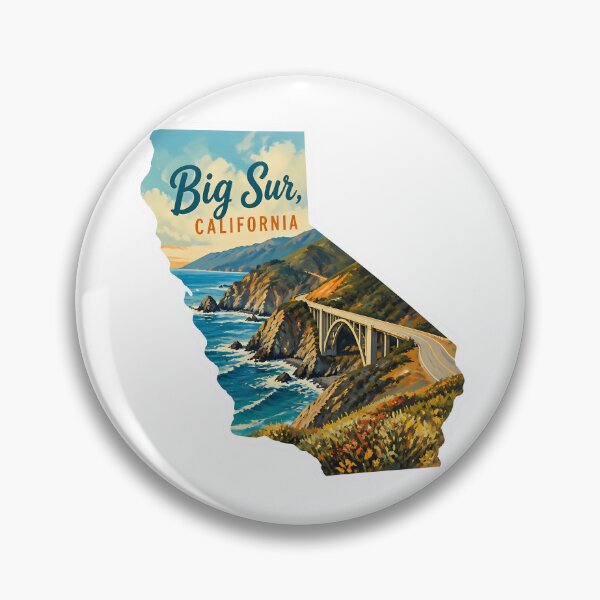 Item preview, California Big Sur designed and sold by MysticalSVK.