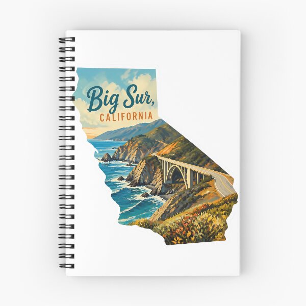 Item preview, California Big Sur designed and sold by MysticalSVK.