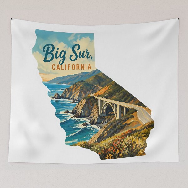 Aperçu de l'œuvre Big Sur, Californie créée et vendue par MysticalSVK.