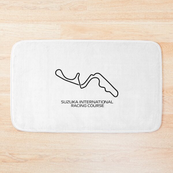 Item preview, Suzuka International Racing Course – Minimalist Figure-Eight Track Outline Art designed and sold by mentosdesigner.