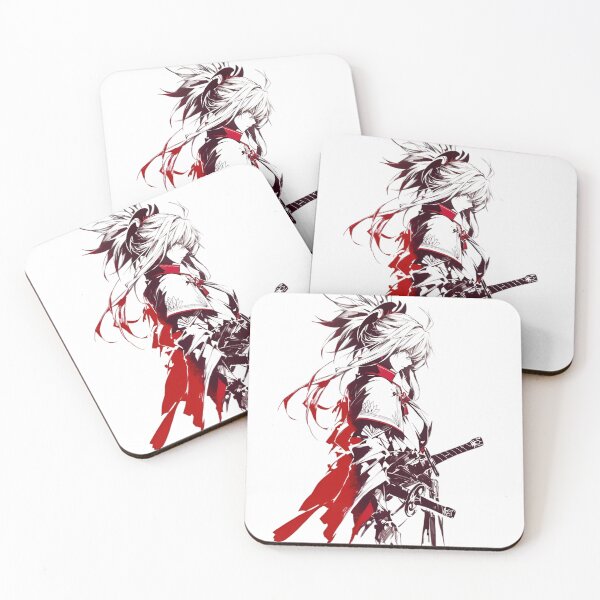 Item preview, Dark Samurai Anime Girl | Red Black Ninja Warrior With Katana | Manga Fantasy Character Art designed and sold by Dyan4.
